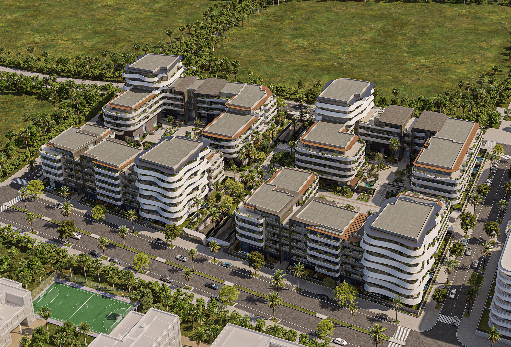 Plan de masse - Domaine Anfa