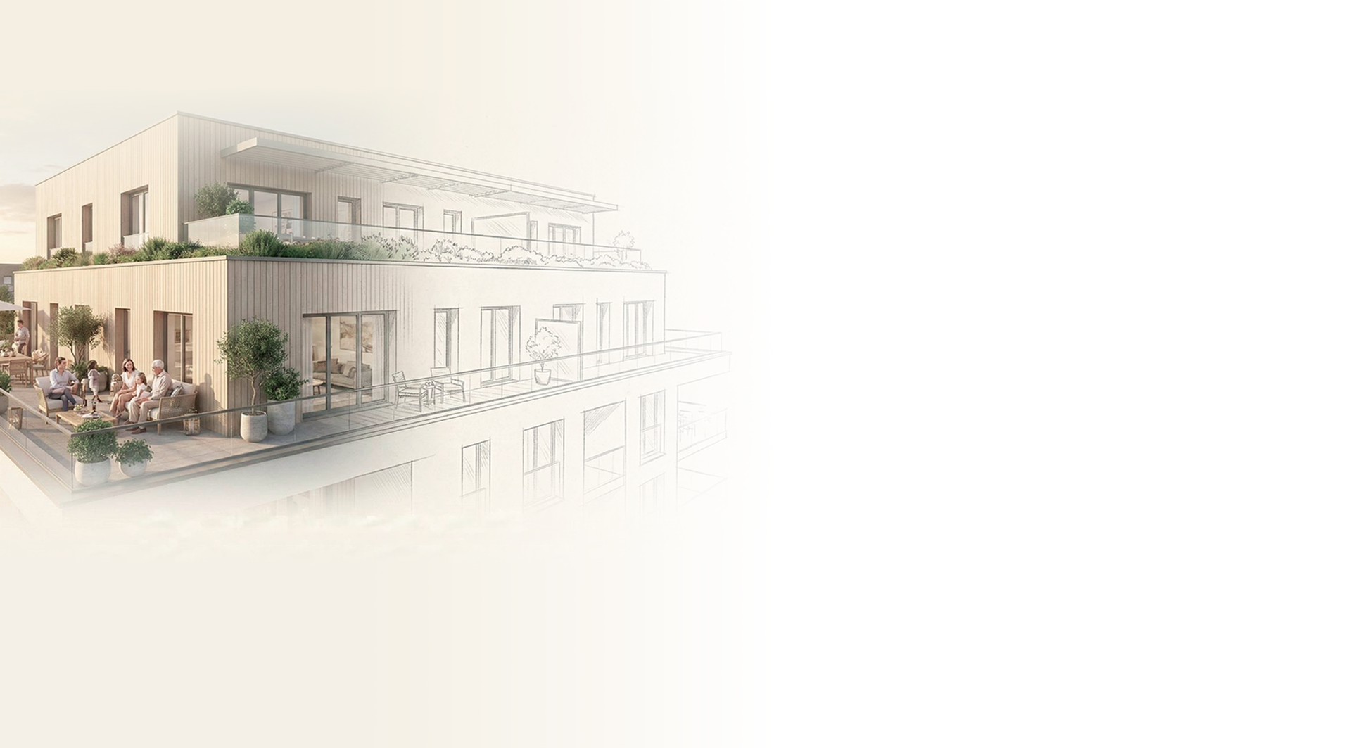 Building project illustration